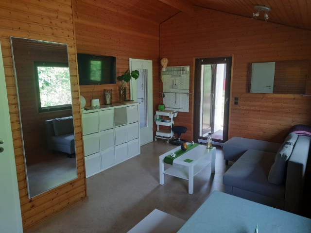 Dreadarbeitsplatz in meinem Ferienhäuschen in Uelsen.